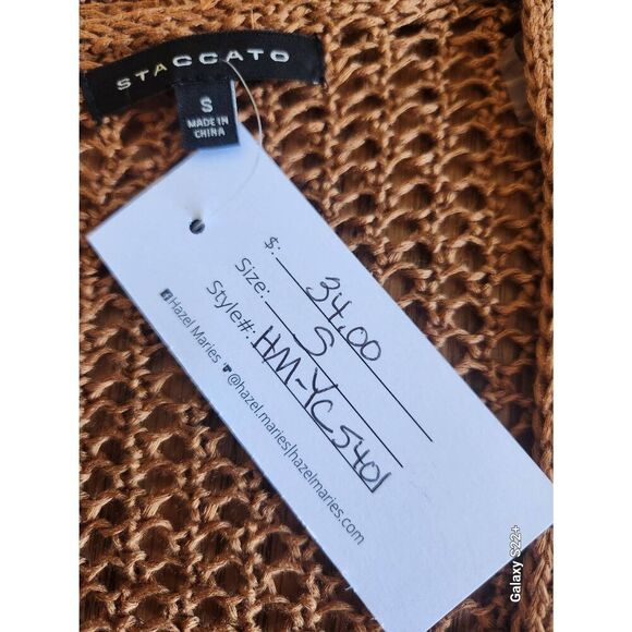 C48 Staccato open front cardigan NWT - Picture 5 of 8